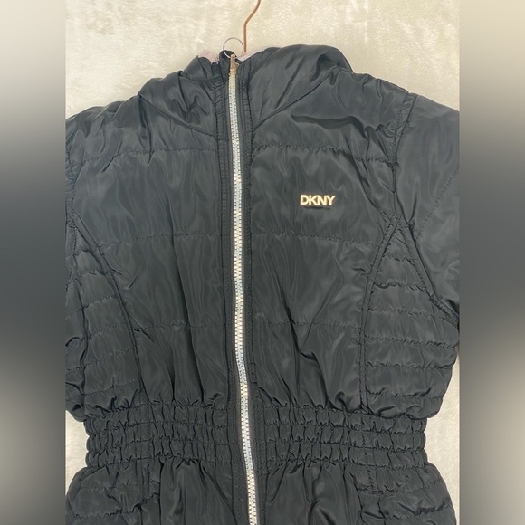 DKNY girls reversible anorak winter coat size medium - Picture 3 of 11